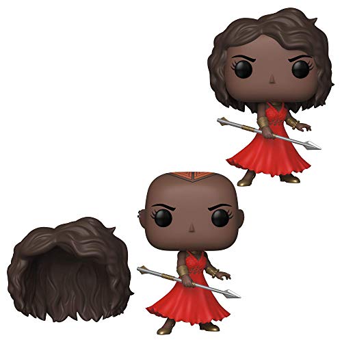 Pop! Marvel: Black Panther – Okoye with Red Dress and Removable Wig, Fall Convention Exclusive