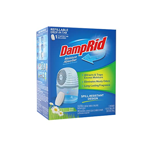 DampRid Fresh Scent Drop-In Tab Moisture Absorber Starter Kit