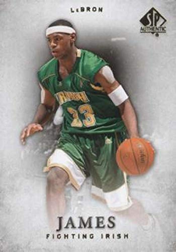 2012-13 Upper Deck SP Authentic #17 LeBron James St. Vincent – St. Mary Fighting Irish NBA Basketball Card NM-MT