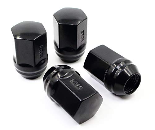 Set of 20 Veritek 14×1.5mm Gloss Black 7/8 22mm Hex Duplex Acorn OEM Style 1.46 Inch Lug Nuts for Factory Wheels