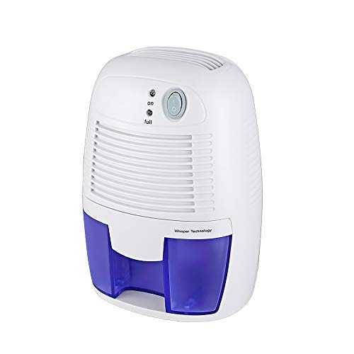 JOYWEE 500ml Compact and Portable Mini Air Dehumidifier for Damp, Mould, Moisture in Home, Kitchen, Bedroom, Caravan, Office, Garage, Bathroom, Basement