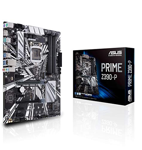 ASUS Prime Z390-P LGA1151 (Intel 8th and 9th Gen) ATX Motherboard for Cryptocurrency Mining(BTC) with Above 4G Decoding, 6xPCIe Slot and USB 3.1 Gen2