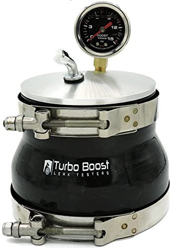 Turbo Boost Leak Testers 5″ Universal – 6061 Billet Aluminum – Shock Proof Gauge – Premium