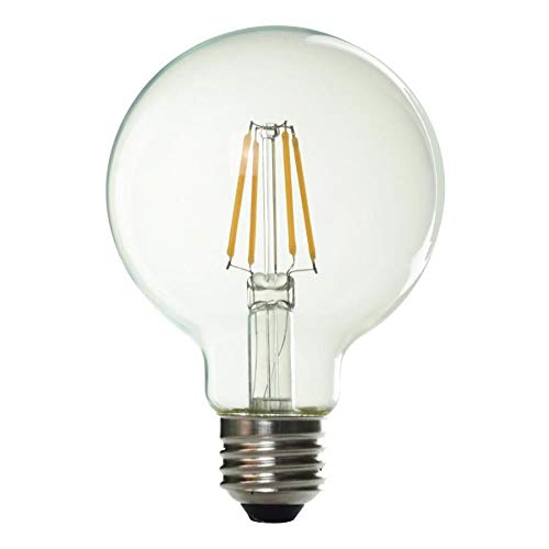 GE Basic 4-Pack 60 W Equivalent Warm White G25 LED Decorative Light Bulbs