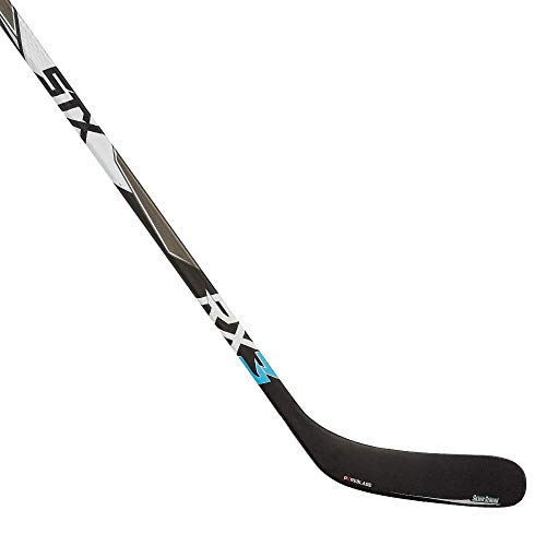 STX Ice Hockey Surgeon RX3 Hockey Stick, Senior, Right, 75, X92 , Black/Blue