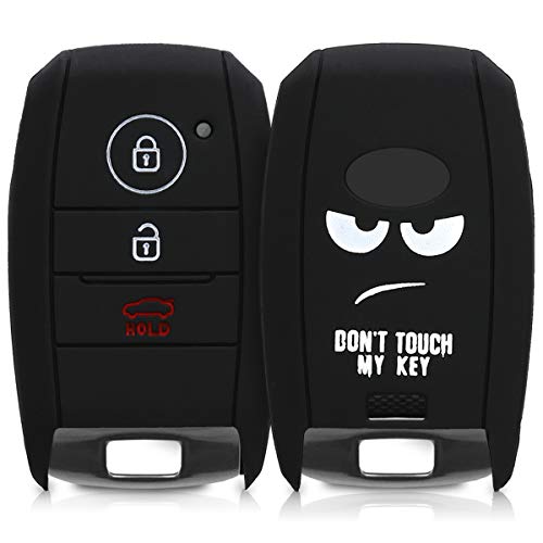 kwmobile Silicone Key Fob Cover Compatible with Kia 3 Button Car Key Smart Key