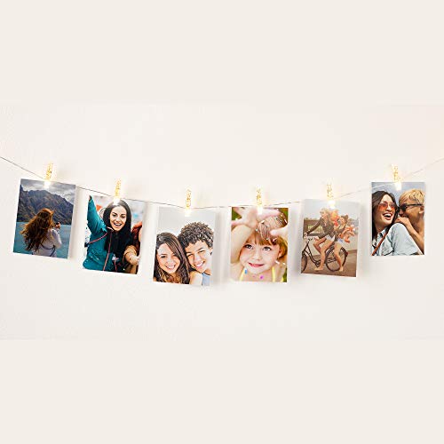 HP Sprocket Light String with Clips – LED Light String with Movable Clips for Hanging Photos (4LL81A)