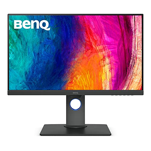BenQ PD2700U Color Accurate Design Monitor 27″ 4K UHD | 100% Rec.709 & sRGB | IPS | Delta E ≤3 | Calibration Report | AQCOLOR | Pantone | Ergonomic | Speakers | DisplayPort | Daisychain | USB Hub Gray