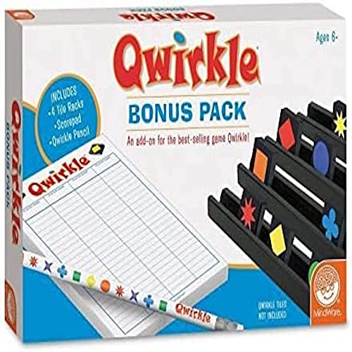 MindWare | Qwirkle Bonus Pack | Board Game | Ages 8+ | 2-4 Players