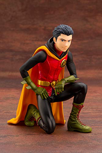 Kotobukiya DC Comics: Damian Wayne Robin Ikemen 1: 7 Scale Statue, Multicolor, 10 inches