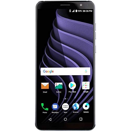 ZTE Blade Max View Factory Unlocked (GSM + Verizon Wireless) 32GB Android Smartphone – 6″ edge-to-edge Screen – Black