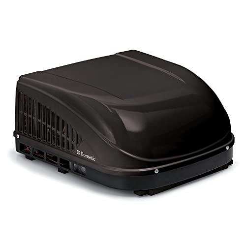 Dometic Brisk II Black High Efficiency Rooftop Air Conditioner – Standard Profile AC with Low Power Usage, High Cool Air Output – Portable Condition Unit with Quiet Blower Designed for for RV, Van, and Camper