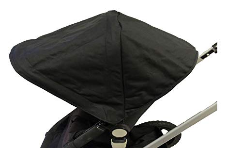 Black Sun Shade Canopy Hood Cover Umbrella for Bugaboo Cameleon 1, 2, 3, & Frog Baby Child Strollers