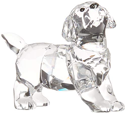 SWAROVSKI Labrador Puppy, Standing Crystal Figurine, Clear
