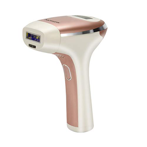 IPL Hair Removal for Women, MiSMON Permanent Laser Hair Removal Device for Body, Bikini, Safe Home Use Professional Intense Pulsed Light Hair Removal System, 300,000 Flashes with Safe Skin Tone Sensor