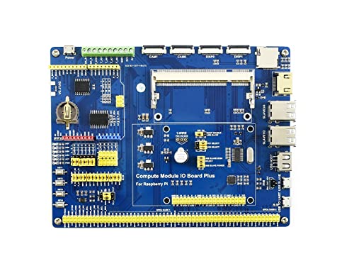 Waveshare Compute Module IO Board Plus Development Composite Breakout Board for Developing with Raspberry Pi CM3 CM3L Various Common Use Components