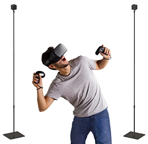Skywin VR Glass Stand – HTC Vive Compatible Sensor Stand and Base Station for Vive and Rift Constellation Sensors (2-Pack)