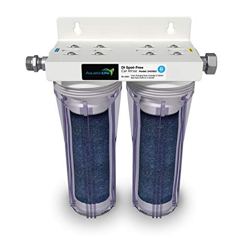 AQUATICLIFE Aquatic Life Deionized Spot-Free Car Rinse Unit – Premium Water Deionizer for Car Washing – Spotless Car, RV, and Motorcycle Wash System