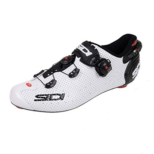 Wire 2 Air Vent Carbon Road Cycling Shoes (44.0, White/Black)