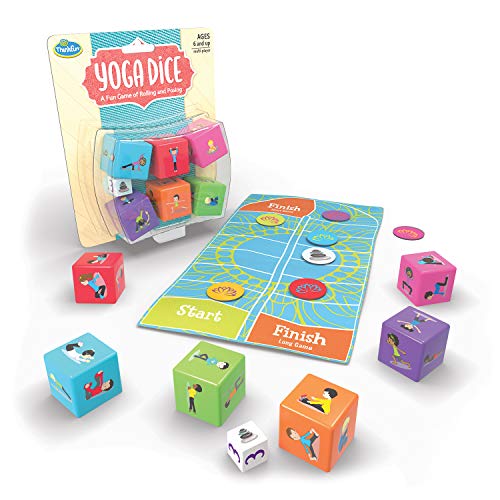 ThinkFun Yoga Dice Game for Boys and Girls Ages 6 and Up – Learn Yoga With a Game