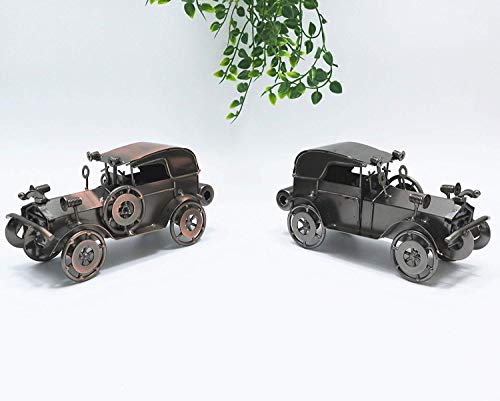 Metal Antique Vintage Car Model Handcrafted Collections Collectible Vehicle for Bar or Home Decor Decoration Great Gift (Black-Silver), unisex | The Storepaperoomates Retail Market - Fast Affordable Shopping