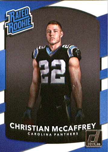 2017 Donruss #318 Christian McCaffrey Panthers Rated Rookie NFL Football Card NM-MT