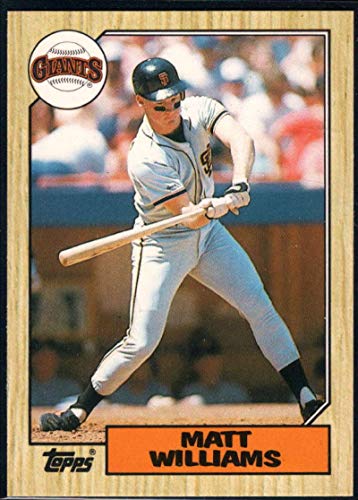 Baseball MLB 1987 Topps Traded #129 Matt Williams RC Giants