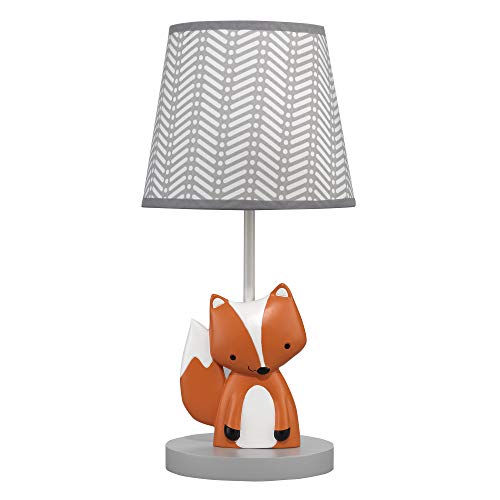 Bedtime Originals Acorn Lamp with Shade & Bulb, Orange
