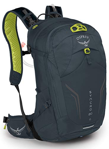 Discontinued Osprey Syncro 20 Men’s Bike Hydration Backpack, Wolf Grey