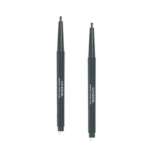 Covergirl Perfect Point Plus Charcoal Color Eyeliner Pencil, 0.008 Ounce (Pack of 2)