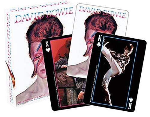 AQUARIUS David Bowie Playing Cards – David Bowie Themed Deck of Cards for Your Favorite Card Games – Officially Licensed Merchandise & Collectibles