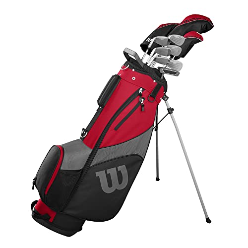 WILSON Golf Profile SGI Men’s Complete Golf Set — Regular, Right Hand,Red (Regular) | The Storepaperoomates Retail Market - Fast Affordable Shopping
