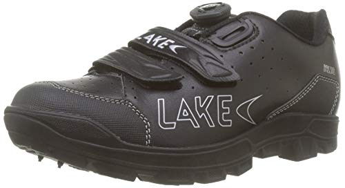 Lake MX168 Enduro Cycling Shoe – Men’s Black/Silver, 44.0
