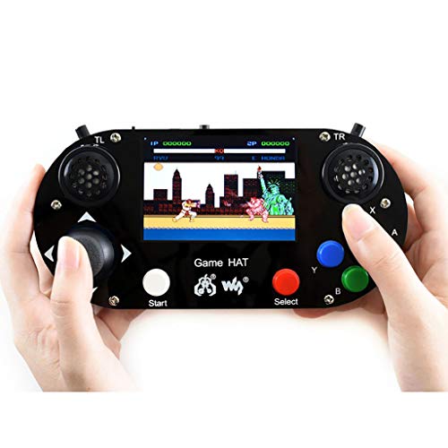 Game HAT for Raspberry Pi A+/B+/2B/3B/3B+/4B/Zero W with 3.5inch IPS Screen 480×320 60 Frame to Make Your Own Portable Game Console