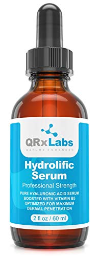 Hydrolific Serum – Ultra Pure Hyaluronic Acid Serum Boosted with Vitamin B5 (Large 2 oz) – Formulated to Maximize Dermal Penetration and Provide Long-Lasting Hydration – Best Skin Moisturizing Serum