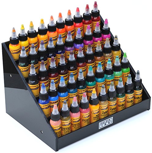 Holder Ink acrylic display stand organizer for tattoo inks, nail polish bottles and other beauty essentials that keeps them organized, secured and ready to use. | The Storepaperoomates Retail Market - Fast Affordable Shopping