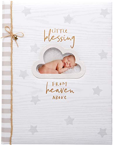 C.R. Gibson Little Blessing Baby Memory Book for Newborns, 64 pgs, 8 3/4″ x 11 1/4″
