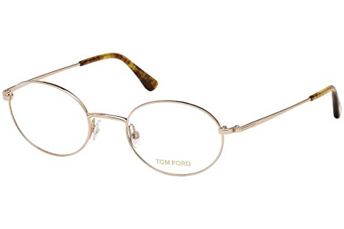 Eyeglasses Tom Ford FT5502 028 oval metal Size:49-21-145