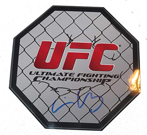 Cain Velasquez Autographed UFC 8×8 UFC Octagon W/PROOF, Picture of Cain Signing For Us, Ultimate Fighting Championship, UFC, Daniel Cormier, Khabib Numagomedov, Heavy weight Champ, Conor McGregor