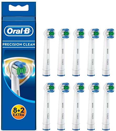 Oral-B Precision Clean Brush Heads with Bacterial Protection – Prevents Bacterial Growth on Bristles
