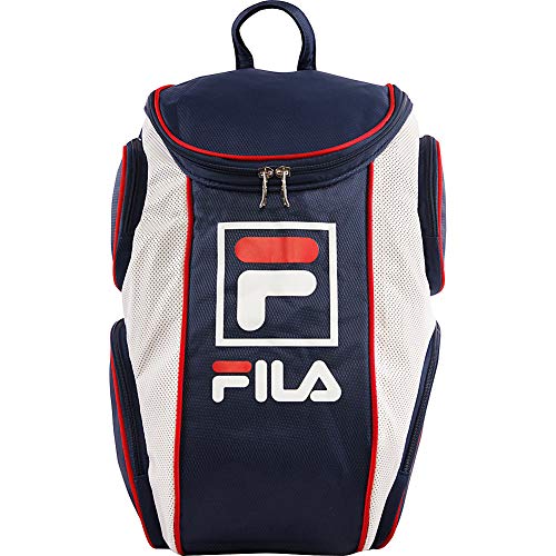 Fila Heritage Tennis Backpack, Peacoat, One Size