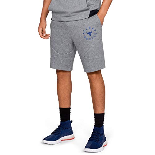 Under Armour X Project Rock Respect Shorts (Steel, XX-Large)