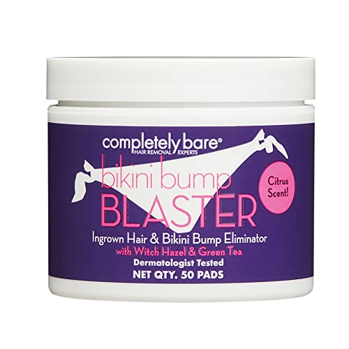 completely bare bikini bump BLASTER Ingrown Hair & Bikini Bump Eliminator – Exfoliating AHAs & BHAs