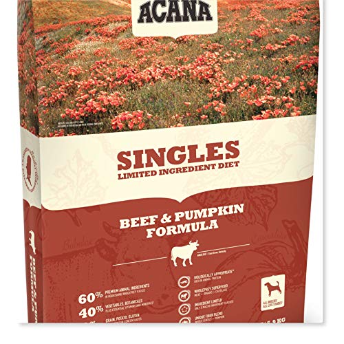 ACANA Beef & Pumpkin Dry Dog Food 25 Lb. Bag. (with Fresh Angus Beef and Pumpkin) Grain Free Dog Food