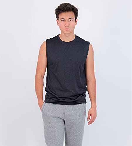 Men’s Quick Dry Fit Dri-Fit Jersey Sleeveless Tank Top Muscle Yoga Active Performance Sport Basketball Beach Gym Workout Running Fitness Athletic Gym Bodybuilding Undershirt Tee T-Shirt -Set 2,XXL | The Storepaperoomates Retail Market - Fast Affordable Shopping