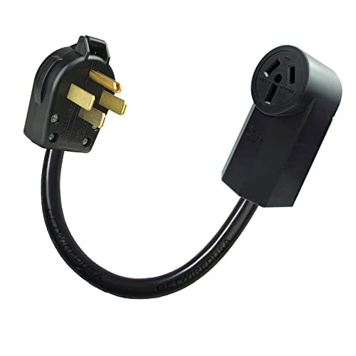 NEW 4-PIN 14-50P MALE PLUG TO 10-50R 3-PRONG FEMALE RECEPTACLE POWER CORD ADAPTER NEMA 250V for RANGE STOVE OVEN