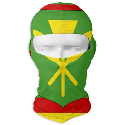 Native Hawaiian Flag Unisex Outdoor Sunscreen Windproof Mask Neck Scarf Balaclava Headgear Hood Motorcycle Cycling Fishing Face Mask