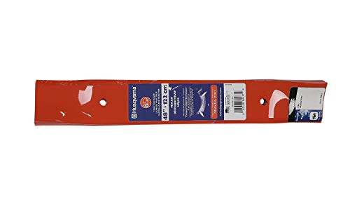 Husqvarna 48-Inch Mulching Lawn Mower Blades, Lawn Mower Parts for Husqvarna Riding Mowers, Replacement for OEM Part No. 532-173921, Orange, Pack of 3