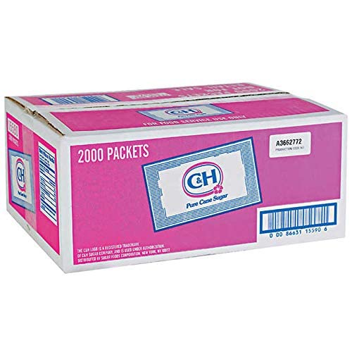 C&H Expect More Granulated Sugar Packets 2,000-count 1 pack