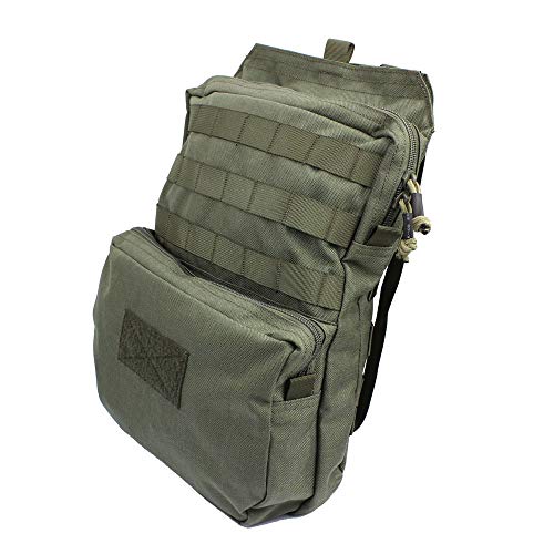LytHarvest Tactical Molle Hydration Carrier (Bladder is not Included), Tactical Mobility 3-Liter Hydration Pack for Hiking, Biking, Climbing (Army Green)